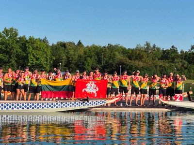 Visaginiečių sėkmė Europos drakonų valčių irklavimo čempionate - Visaginas ir visaginiečiai