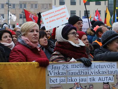 Профсоюз педагогов объявляет забастовку - Литва и страны Балтии