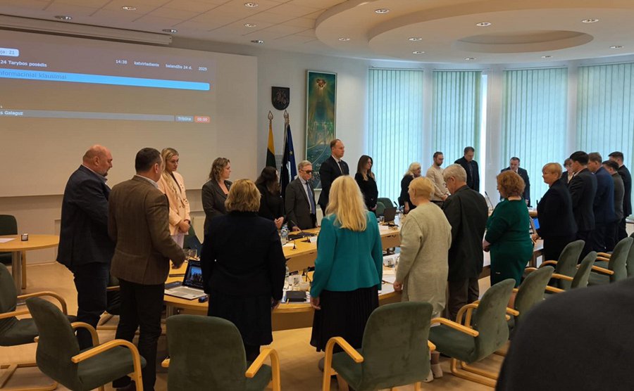 Visagine tylos minute buvo pagerbtas armėnų genocido aukų atminimas - Visagine