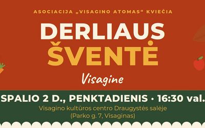 Kviečiame į Derliaus šventę Visagine! - Kultūros ir sporto renginiai