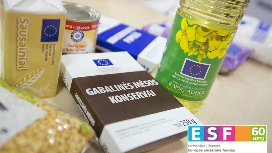 C 30 августа – выдача продуктов малоимущим - В Висагинасе