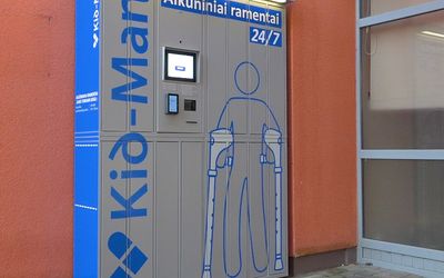 Кому накостылять, если автомат не выдал костыли? - В Висагинасе