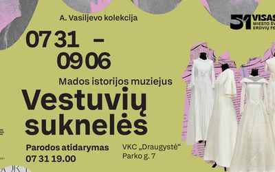 Не пропустите открытие выставки «Свадебные платья» и лекцию историка моды Александра Васильева! - В Висагинасе