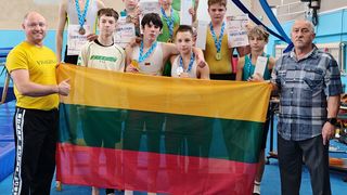 Успех висагинских батутистов в Риге