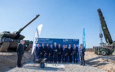 Kaune pradėtos „Leopard 2A8“ tankų surinkimo centro statybos - Lietuva ir Baltijos šalys