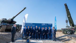 В Каунасе началось строительство центра сборки танков Leopard 2A8