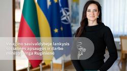 30 октября – визит в Висагинас министра соцзащиты и труда И. Ругинене
