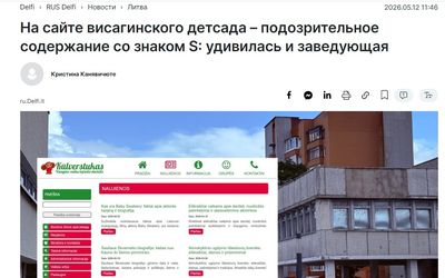 Редакция Delfi.lt озаботилась висагинским «Чебурашкой» - Литва и страны Балтии