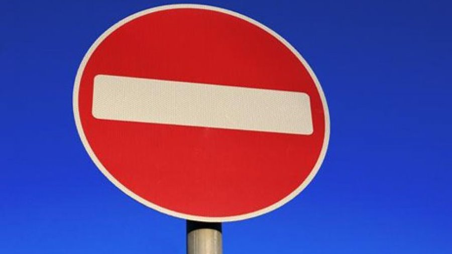 Информация об ограничении движения транспорта - В Висагинасе