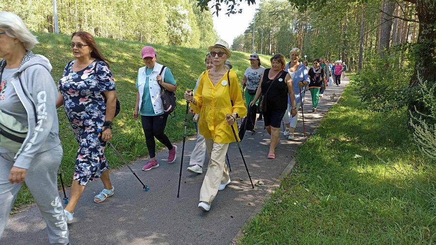 Tradicinis Visagino senjorų žygis „Apkabink savo miestą“ - Visagine