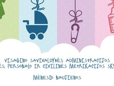 Статистика загса за август - В Висагинасе