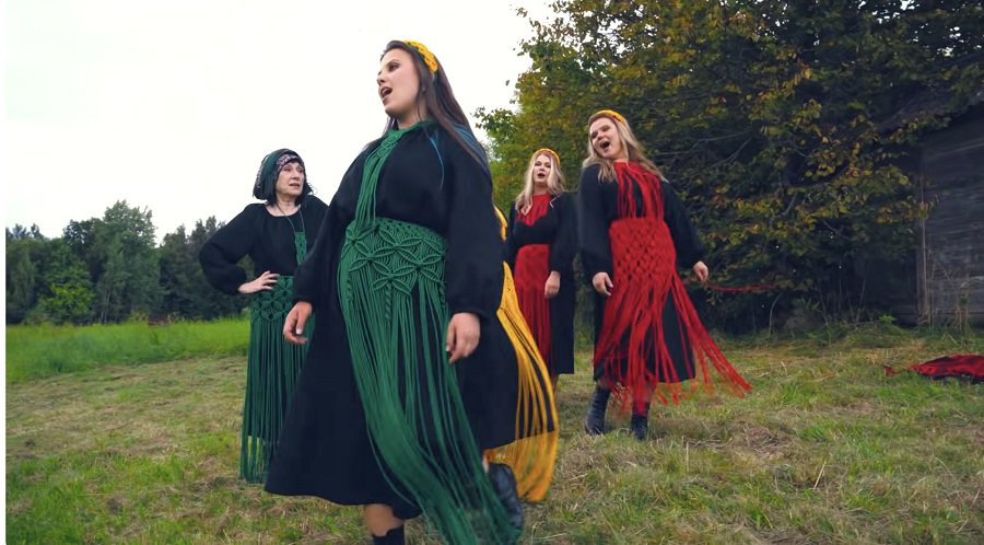 Премьера клипа фольклорного ансамбля «Kalyna» - Висагинас и висагинцы
